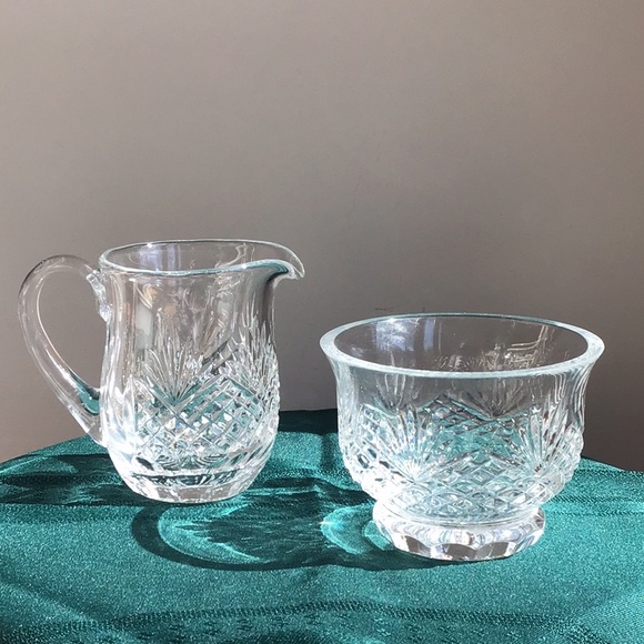 Wedgwood Other - Wedgwood Crystal Sugar Bowl and Creamer Set Vintage